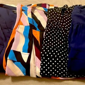 Torrid Harper shirt collection size 0 (green polka dot is 00)